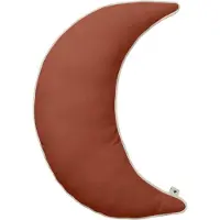 Ferm Living Moon kussen Brown clay, 31x8x47 cm