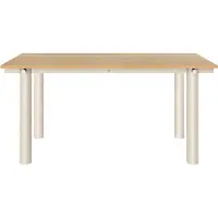 Ferm Living Atura Eettafel 90x160 Cm Licht Kasjmier / Eikenfineer - Eettafels & bartafels Staal Oak - 1104273613