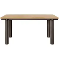Ferm Living Atura eettafel Donker chocolade-eikenfineer, 90x160 cm