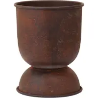 Ferm Living Hourglass Pot H30 Cm Roest - Bloempotten Ijzer Rust - 1104272161