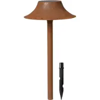 Ferm Living Cortivo outdoor solar lamp Roest, Ø18x46 cm