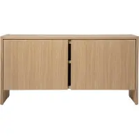 Ferm Living Parcel Kast 50x100 Cm Eiken - Dressoirs en buffetkasten Eikenfineer Oak - 1104273140