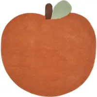 Ferm Living Apple Vloerkleed Bruin - Vloerkleden voor kinderen Katoen Brown - 1104272750