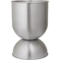 Ferm Living Hourglass bloempot medium Ø40 cm Aluminium