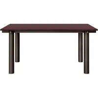 Ferm Living Atura eettafel Donker chocolade-burgundy, 90x160 cm