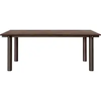 Ferm Living Atura eettafel Donker chocolade-donker gebeitst eiken, 90x200 cm