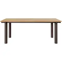 Ferm Living Atura eettafel Donker chocolade-eikenfineer, 90x200 cm