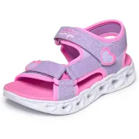 SKECHERS Sandalen 'HEART LIGHTS' lavendel / pink