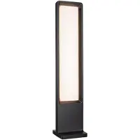 Paulmann LED tuinpadverlichting - tuinlamp Reana, zwart, metaal, Modern, LED buitenlamp