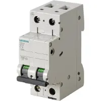 Siemens 5SL62067 5SL6206-7 Zekeringautomaat 6 A 400 V