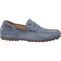 Floris van Bommel Mocassins 'DE DRIJVER 02' lichtblauw