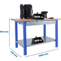 Simonwork (bancos De Trabajo) Bt6 Pro Box Metaalplank 865x1800x750 Mm
