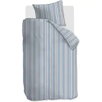 Rivièra Maison Dekbedovertrek Silvan Blauw Katoen-140 x 200 / 220 cm | 1-Persoons