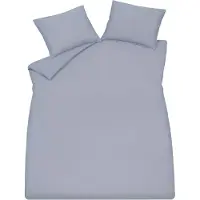 Vandyck Dekbedovertrek Washed Cotton Lavender Blue Katoen-240 x 200 / 220 cm | Lits-Jumeaux