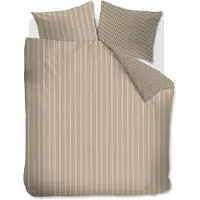 Vtwonen Mini Stripe dekbedovertrek - Lits-Jumeaux - 240 x 220 cm - Naturel