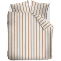 Vt wonen Dekbedovertrek vtwonen Fun Stripe Naturel Katoen-260 x 200 / 220 cm | Extra Breed
