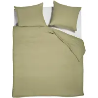 Beddinghouse Dekbedovertrek Mist Groen Katoen-200 x 200 / 220 cm | 2-Persoons