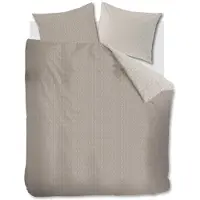 Rivièra Maison Twisted dekbedovertrek - Lits-Jumeaux XL - 260x200/220 - Zand