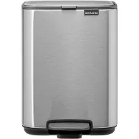 Brabantia Bo Pedaalemmer - 4 liter - Badkamer - Matt Steel Fingerprint Proof