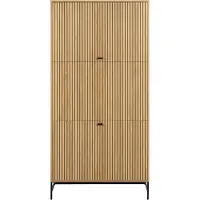 Ebuy24 Lamina Kledingkast 4-deurs - Eiken