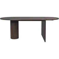 Ferm Living Pylo eettafel 210x100x74 cm Dark stained oak