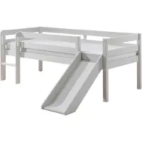 Vipack Pino Halfhoogslaper met Glijbaan 90 x 200 cm - Wit