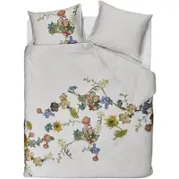 Beddinghouse Dekbedovertrek Guirlande des Fleurs Zand Satijn-200 x 200 / 220 cm | 2-Persoons