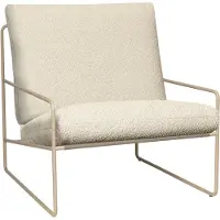 Ferm Living Tuinstoel Desert 1-Seater Pure Bouclé Cashmere / Off-White