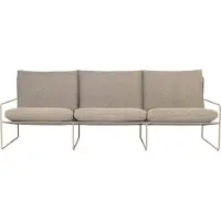 Ferm Living Desert driezitsbank Cashmere-Dark sand