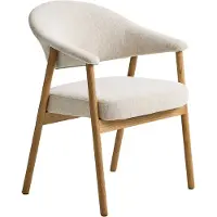 Fonq Pucca Eetkamerstoel - Licht Eiken - Beige