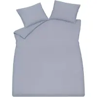 Vandyck Dekbedovertrek WASHED COTTON lavender blue 1-persoons (140x200/220 )