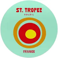 Reinders - Saint Tropez - Glasschilderij Ø 50 cm - Groen