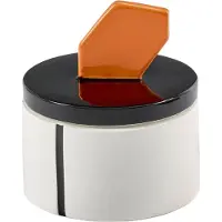 Serax - Carolina Castiglioni - Plan C Geurkaars D12,5 cm - Zwart/Oranje