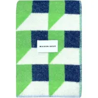 Maison Deux Cubics Plaid Appel Navy-130 x 200 cm