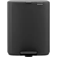 Brabantia Bo Pedaalemmer - 12 liter - Mineral Infinite Grey