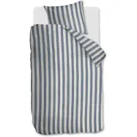 Beddinghouse Dekbedovertrek Jamie Blauw Flanel-140 x 200 / 220 cm | 1-Persoons