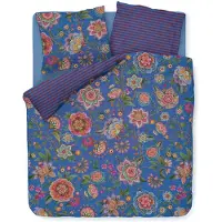 Pip studio Dekbedovertrek Bombay Bold Donkerblauw Percal-260 x 200 / 220 cm | Extra Breed