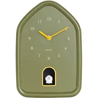 Karlsson - Wandklok Modern Doggy Groen