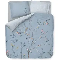 Pip studio Dekbedovertrek Bamboo Blossom Licht Blauw Percal-200 x 200 / 220 cm | 2-Persoons