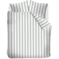 Vt wonen Dekbedovertrek vtwonen Fun Stripe Blauw Katoen-260 x 200 / 220 cm | Extra Breed