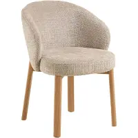 Fonq Lura Eetkamerstoel - Licht Eiken / Beige