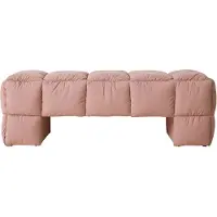 HK Living Puffy Lobby Bankje - Blush