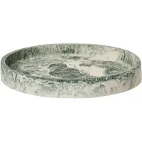 Ferm Living Mist decoratieplateau Ø20 cm Emerald-off-white