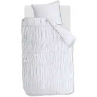 Rivièra Maison Dekbedovertrek Ruffle Wit 140x200/220 cm