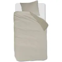 Beddinghouse Warm dekbedovertrek - Eenpersoons - 140 x 200/220 cm - Zand