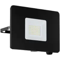 Eglo FAEDO 3, Buitenwandlamp, Zwart, Aluminium, Glas, IP65, Klasse I, Transparant