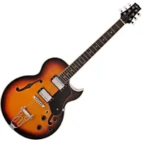 Gear4Music San Diego Semi Acoustic Guitar by Sunburst