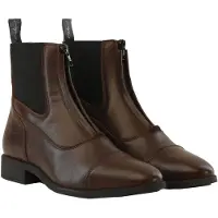 Dyon Dy'on - Short Boots front zipper brown size 33