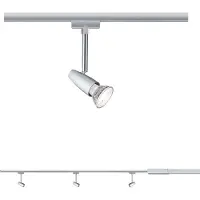 Paulmann URail Railspot Smart Home Zigbee 3.0 Barelli Startersset GU10 max. 3x10W dimbaar 230V Chroom mat/Chroom Smart Home Zigbee