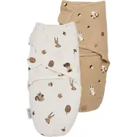 Meyco Inbakerdoel Swaddle Forest Animals 0-3 mnd 2-pack